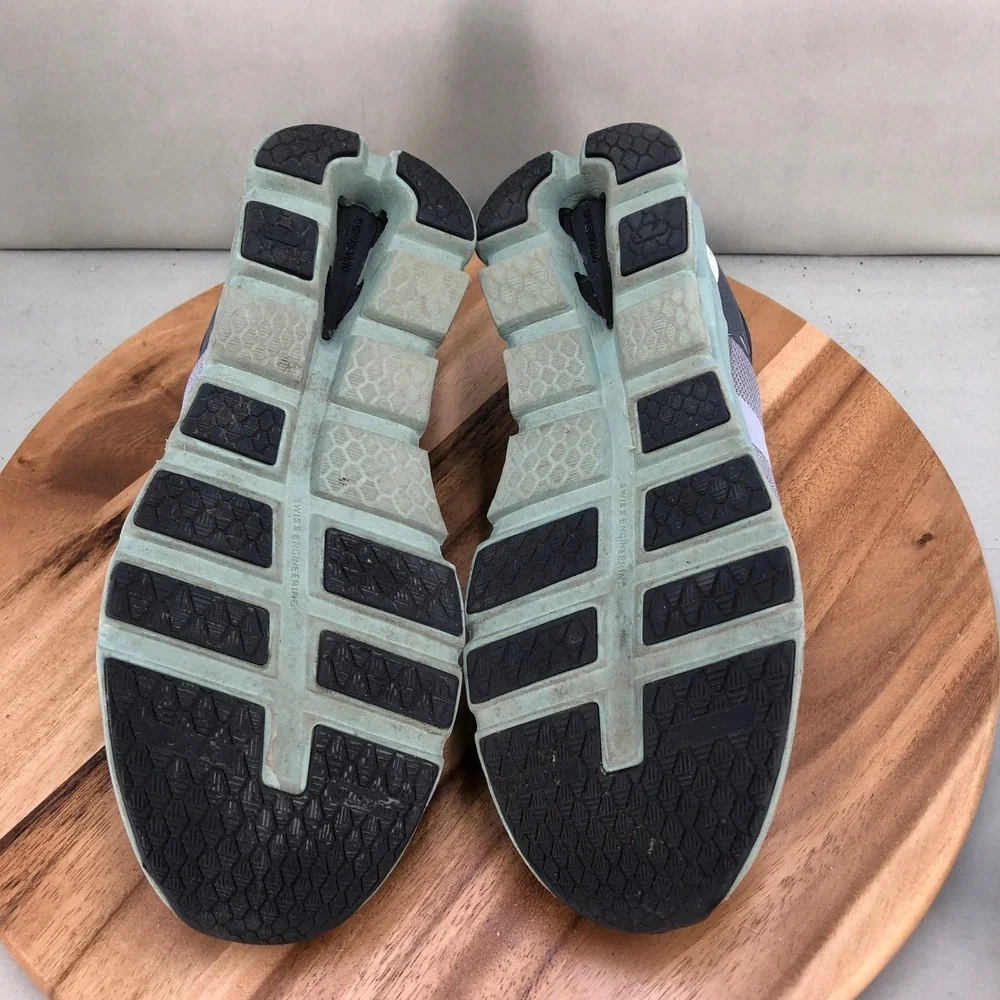 On Cloudrunner Mens Running Shoes Size 13 Grey Green 46.99021 Low Top Sneakers